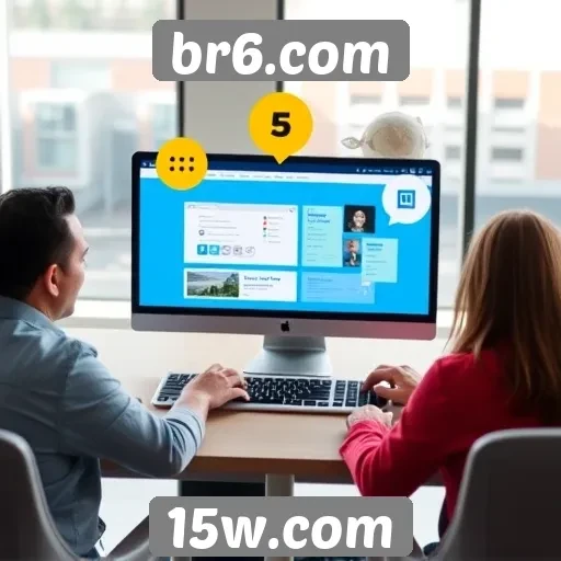 Destaques das funcionalidades interativas do br6.com
